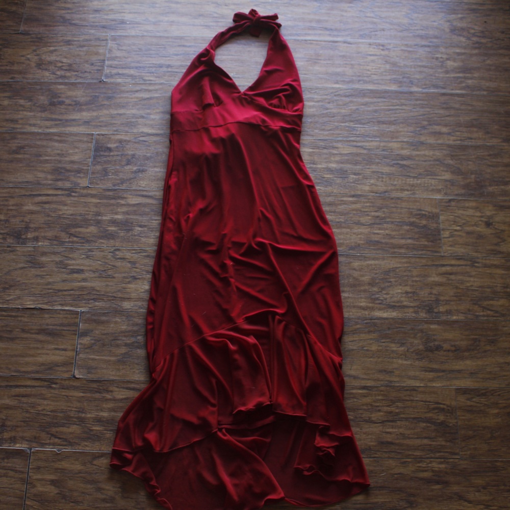 red dress